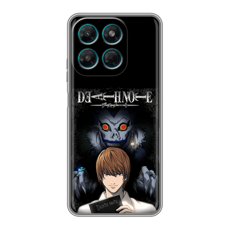 Силиконовый чехол на Motorola Moto G37 Power с принтом Death note Тетрадь смерти Силиконовый чехол на Motorola Moto G37 Power с принтом Death note Тетрадь смерти