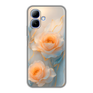 Силиконовый чехол на Infinix Smart 20 с принтом Женский