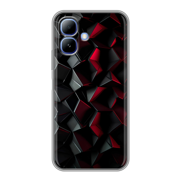 Силиконовый чехол на Infinix Smart 20 с принтом Абстракция