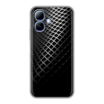 Силиконовый чехол на Infinix Smart 20 с принтом Текстура металла