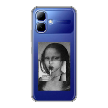 Силиконовый чехол на Infinix Smart 20 с принтом Мона Лиза