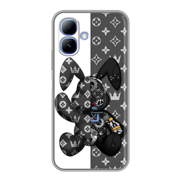Силиконовый чехол на Infinix Smart 20 с принтом Луи робот Силиконовый чехол на Infinix Smart 20 с принтом Луи робот