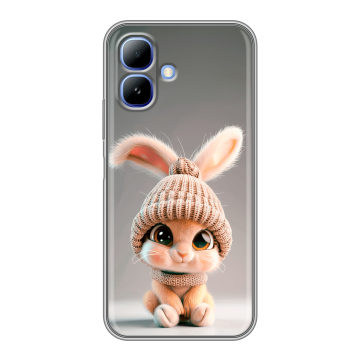 Силиконовый чехол на Infinix Smart 20 с принтом Кролик Силиконовый чехол на Infinix Smart 20 с принтом Кролик