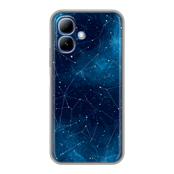 Силиконовый чехол на Infinix Smart 20 с принтом Космос звезды Силиконовый чехол на Infinix Smart 20 с принтом Космос звезды