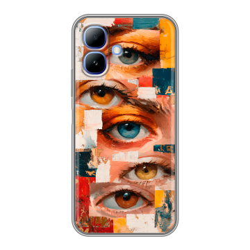 Силиконовый чехол на Infinix Smart 20 с принтом Модный принт Силиконовый чехол на Infinix Smart 20 с принтом Модный принт