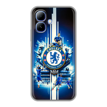 Силиконовый чехол на Infinix Smart 20 с принтом Chelsea Челси Силиконовый чехол на Infinix Smart 20 с принтом Chelsea Челси