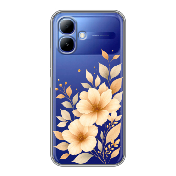 Силиконовый чехол на Infinix Smart 20 с принтом для девушки Силиконовый чехол на Infinix Smart 20 с принтом для девушки