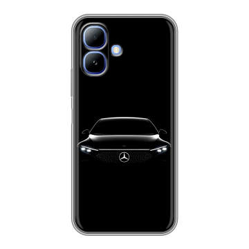 Силиконовый чехол на Infinix Smart 20 с принтом Mercedes Мерседес