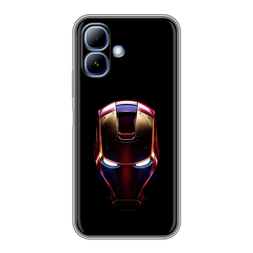 Силиконовый чехол на Infinix Smart 20 с принтом IronMan Железный человек