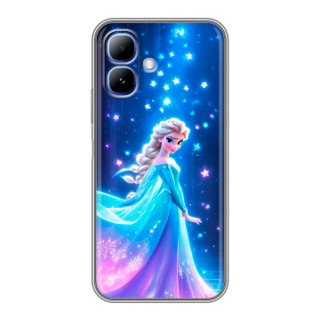 Силиконовый чехол на Infinix Smart 20 с принтом Холодное сердце Frozen Силиконовый чехол на Infinix Smart 20 с принтом Холодное сердце Frozen