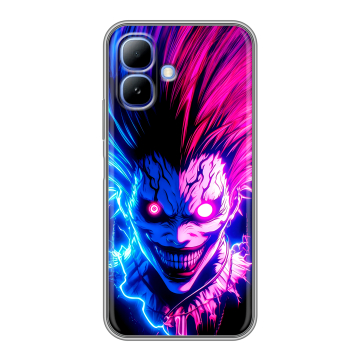 Силиконовый чехол на Infinix Smart 20 с принтом Death note Тетрадь смерти Силиконовый чехол на Infinix Smart 20 с принтом Death note Тетрадь смерти