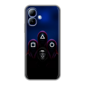 Силиконовый чехол на Infinix Smart 20 с принтом Игра Кальмара Силиконовый чехол на Infinix Smart 20 с принтом Игра Кальмара