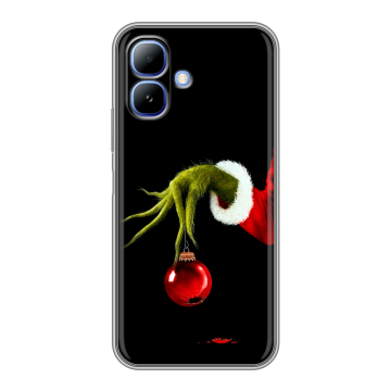 Силиконовый чехол на Infinix Smart 20 с принтом Новый год Гринч Силиконовый чехол на Infinix Smart 20 с принтом Новый год Гринч