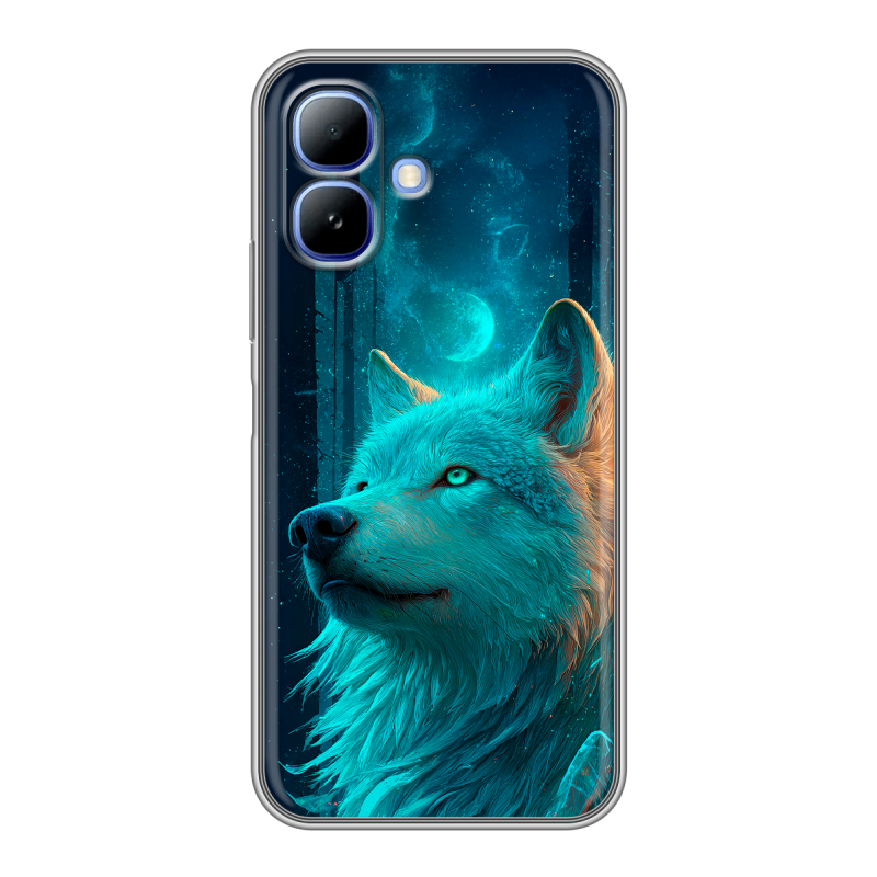 Силиконовый чехол на Infinix Smart 20 с принтом бабочки саккура Силиконовый чехол на Infinix Smart 20 с принтом бабочки саккура