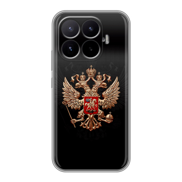 Силиконовый чехол на Xiaomi 17T с принтом Герб России Силиконовый чехол на Xiaomi 17T с принтом Герб России