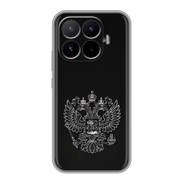 Силиконовый чехол на Xiaomi 17T с принтом Герб России Силиконовый чехол на Xiaomi 17T с принтом Герб России