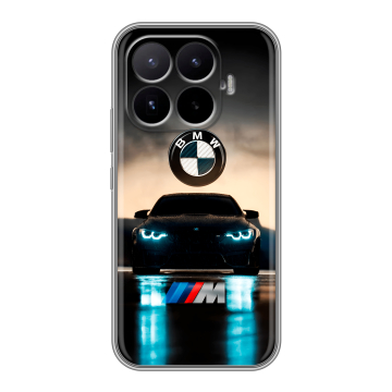 Силиконовый чехол на Xiaomi 17T с принтом БМВ BMW Силиконовый чехол на Xiaomi 17T с принтом БМВ BMW