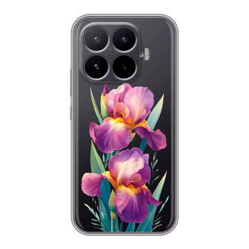 Силиконовый чехол на Xiaomi 17T с принтом Цветы орхидеи Силиконовый чехол на Xiaomi 17T с принтом Цветы орхидеи