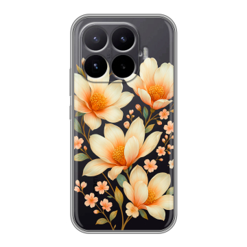 Силиконовый чехол на Xiaomi 17T с принтом Цветы Силиконовый чехол на Xiaomi 17T с принтом Цветы