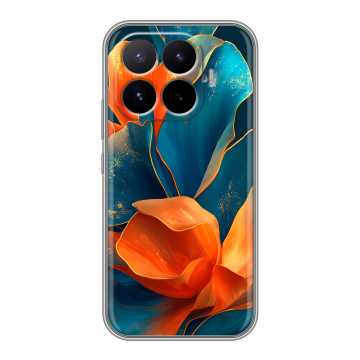 Силиконовый чехол на Xiaomi 17T с принтом Цветы Силиконовый чехол на Xiaomi 17T с принтом Цветы