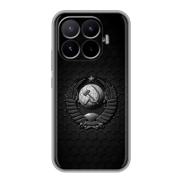 Силиконовый чехол на Xiaomi 17T с принтом Герб Флаг СССР Силиконовый чехол на Xiaomi 17T с принтом Герб Флаг СССР