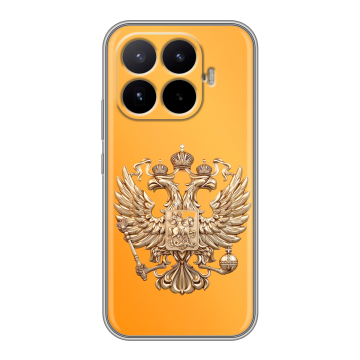 Силиконовый чехол на Xiaomi 17T с принтом Герб Флаг России