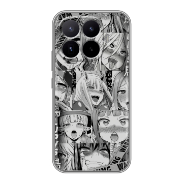Силиконовый чехол на Xiaomi 17T с принтом Ahegao Ахегао Аниме