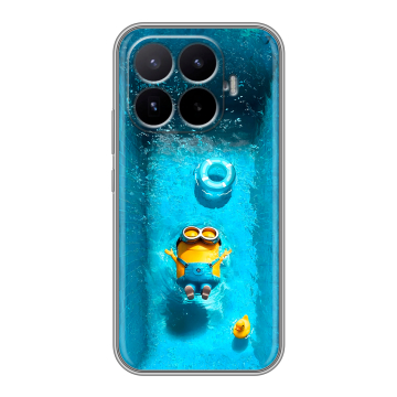 Силиконовый чехол на Xiaomi 17T с принтом Миньоны Силиконовый чехол на Xiaomi 17T с принтом Миньоны