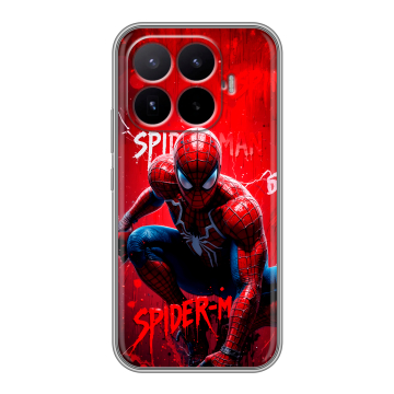 Силиконовый чехол на Xiaomi 17T с принтом Spiderman Человек паук Силиконовый чехол на Xiaomi 17T с принтом Spiderman Человек паук