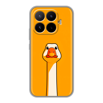 Силиконовый чехол на Xiaomi 17T с принтом Смешная утка