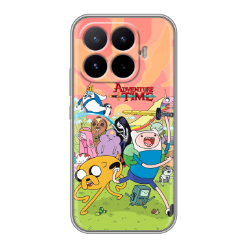 Силиконовый чехол на Xiaomi 17T с принтом Adventure time Время приключений