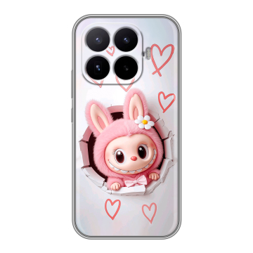 Силиконовый чехол на Xiaomi 17T с принтом Labubu Лабубу Силиконовый чехол на Xiaomi 17T с принтом Labubu Лабубу