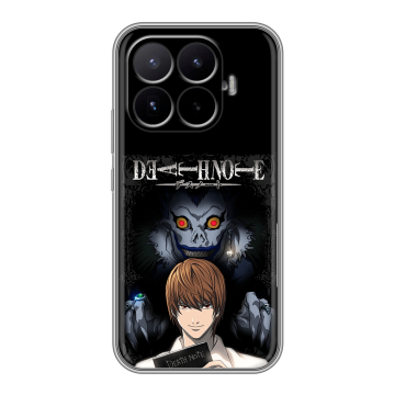 Силиконовый чехол на Xiaomi 17T с принтом Death note Тетрадь смерти