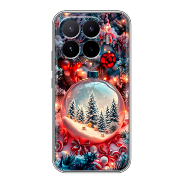 Силиконовый чехол на Xiaomi 17T с принтом Новый год