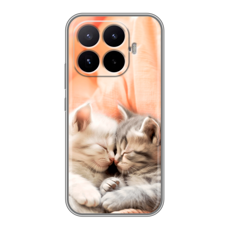 Силиконовый чехол на Xiaomi 17T с принтом Котята Силиконовый чехол на Xiaomi 17T с принтом Котята