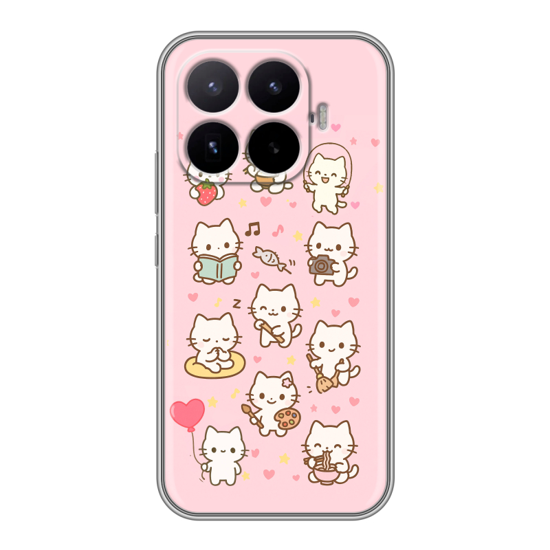Силиконовый чехол на Xiaomi 17T с принтом Hello Kitty Хелоу Кити Силиконовый чехол на Xiaomi 17T с принтом Hello Kitty Хелоу Кити