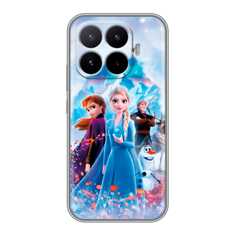 Силиконовый чехол на Xiaomi 17T с принтом Холодное сердце Frozen Силиконовый чехол на Xiaomi 17T с принтом Холодное сердце Frozen