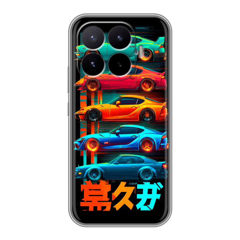 Силиконовый чехол на Xiaomi 17T с принтом машины тачки Силиконовый чехол на Xiaomi 17T с принтом машины тачки