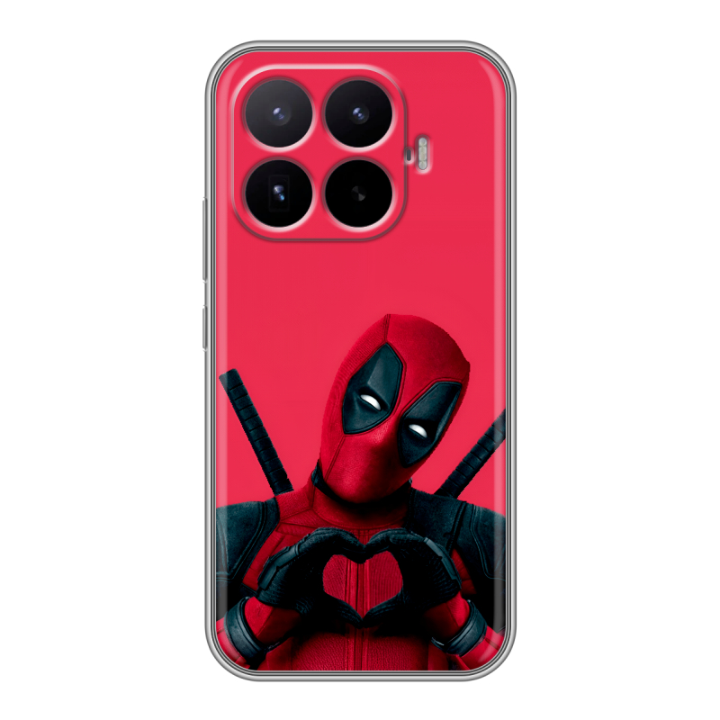 Силиконовый чехол на Xiaomi 17T с принтом Дедпул Deadpool Силиконовый чехол на Xiaomi 17T с принтом Дедпул Deadpool