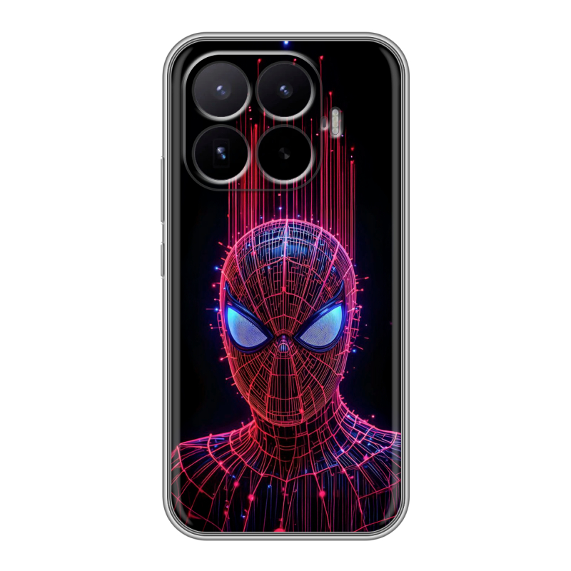 Силиконовый чехол на Xiaomi 17T с принтом Spiderman Человек паук Силиконовый чехол на Xiaomi 17T с принтом Spiderman Человек паук