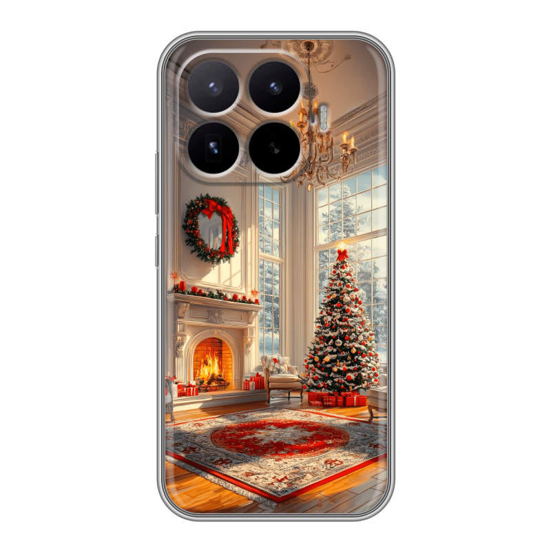 Силиконовый чехол на Xiaomi 17T с принтом Новый год Силиконовый чехол на Xiaomi 17T с принтом Новый год