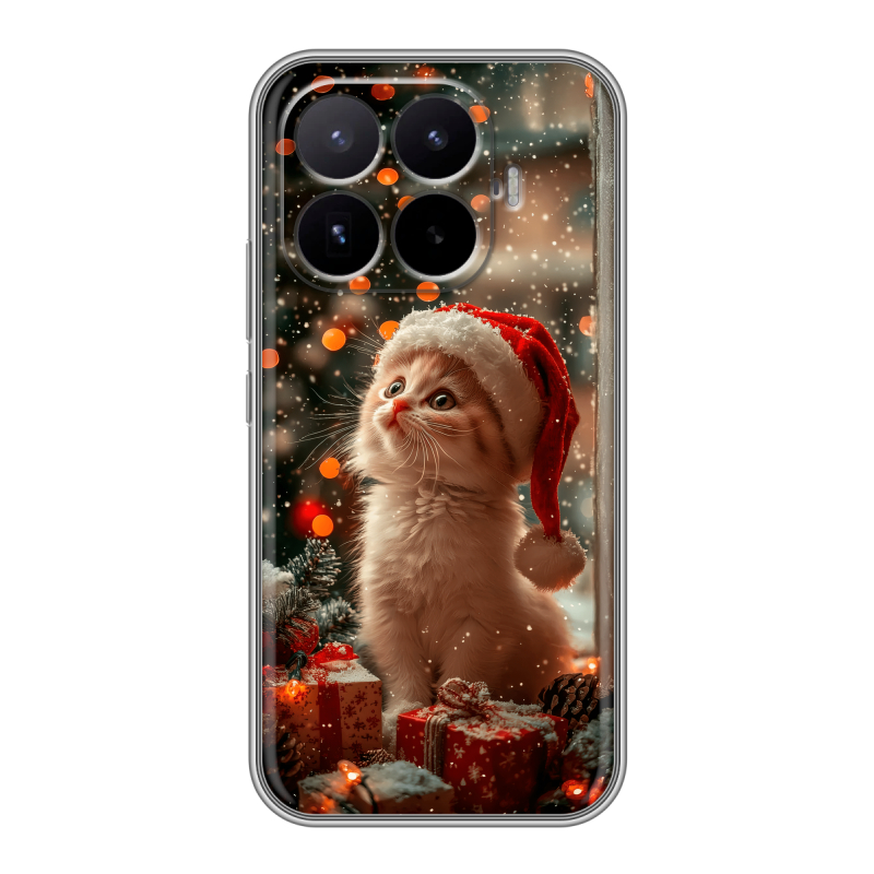 Силиконовый чехол на Xiaomi 17T с принтом Новый год Силиконовый чехол на Xiaomi 17T с принтом Новый год
