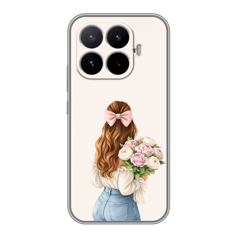 Силиконовый чехол на Xiaomi 17T с принтом женский Силиконовый чехол на Xiaomi 17T с принтом женский