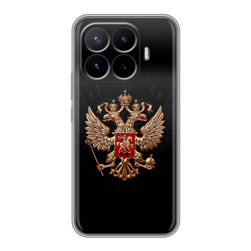 Силиконовый чехол на Xiaomi 17T Pro с принтом Герб России Силиконовый чехол на Xiaomi 17T Pro с принтом Герб России