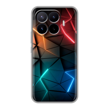 Силиконовый чехол на Xiaomi 17T Pro с принтом Абстракция неон Силиконовый чехол на Xiaomi 17T Pro с принтом Абстракция неон