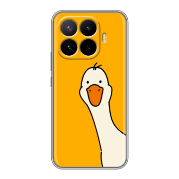 Силиконовый чехол на Xiaomi 17T Pro с принтом Утка Силиконовый чехол на Xiaomi 17T Pro с принтом Утка