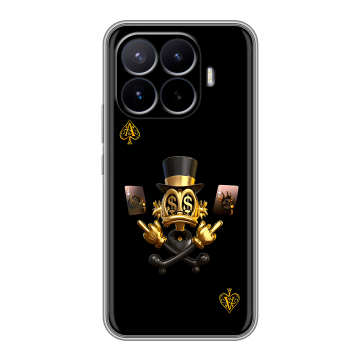 Силиконовый чехол на Xiaomi 17T Pro с принтом Золотой скрудж макдак Силиконовый чехол на Xiaomi 17T Pro с принтом Золотой скрудж макдак