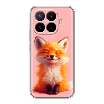 Силиконовый чехол на Xiaomi 17T Pro с принтом милая лиса Силиконовый чехол на Xiaomi 17T Pro с принтом милая лиса