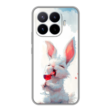 Силиконовый чехол на Xiaomi 17T Pro с принтом кролик зайчик