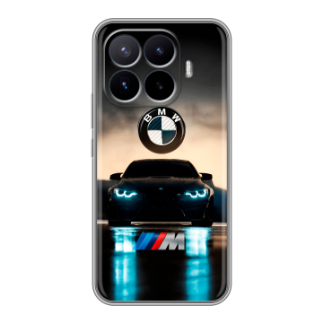 Силиконовый чехол на Xiaomi 17T Pro с принтом БМВ BMW Силиконовый чехол на Xiaomi 17T Pro с принтом БМВ BMW